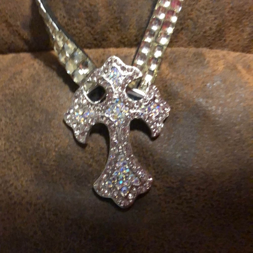 Blingy Cross Boot Bracelet